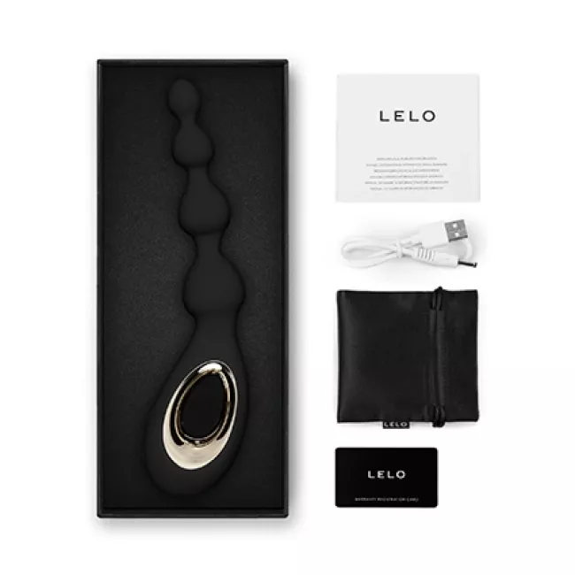 LELO SORAYA Beads – Analspielzeug mit Bow-Motion™ Technologie, 8 Vibrationsstufen, ultra-glattes Silikon. Exklusive bei RaiX Shop Konstanz