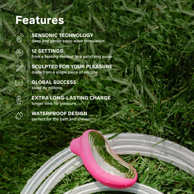 LELO SONA 2 Sonic Klitorisstimulator in Rosa aus Silikon. Exklusive bei RaiX Shop Konstanz