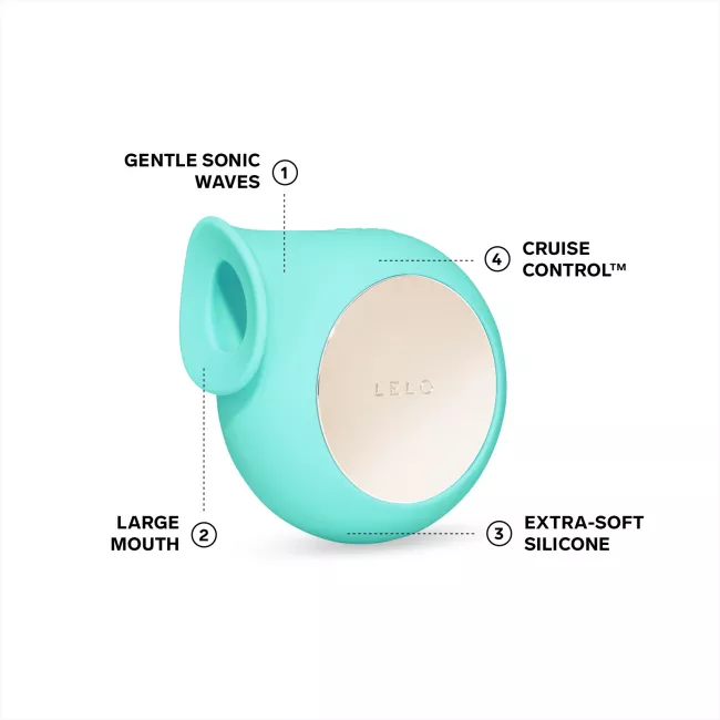 LELO SILA Cruise Sonic Klitorismassagegerät in Aqua aus Silikon. Exklusive bei RaiX Shop Konstanz