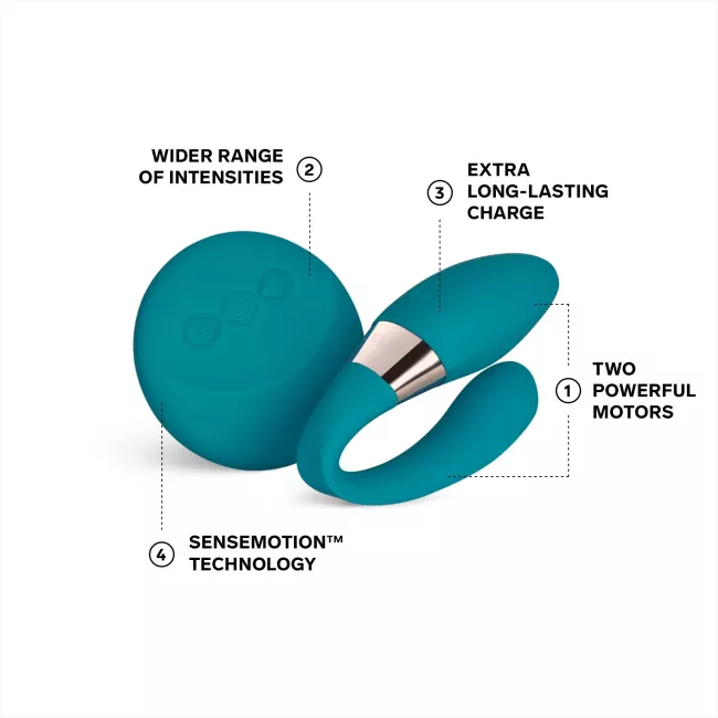LELO TIANI DUO – Paarvibrator mit Fernbedienung, SenseMotion™ & Doppel-Motor. Exklusive bei RaiX Shop Konstanz