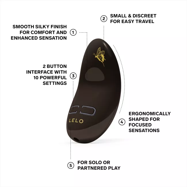 LELO NEA 3 Aufleger Klitoris Vibrator mit floralem Design aus Premium Silikon. Exklusive bei RaiX Shop Konstanz