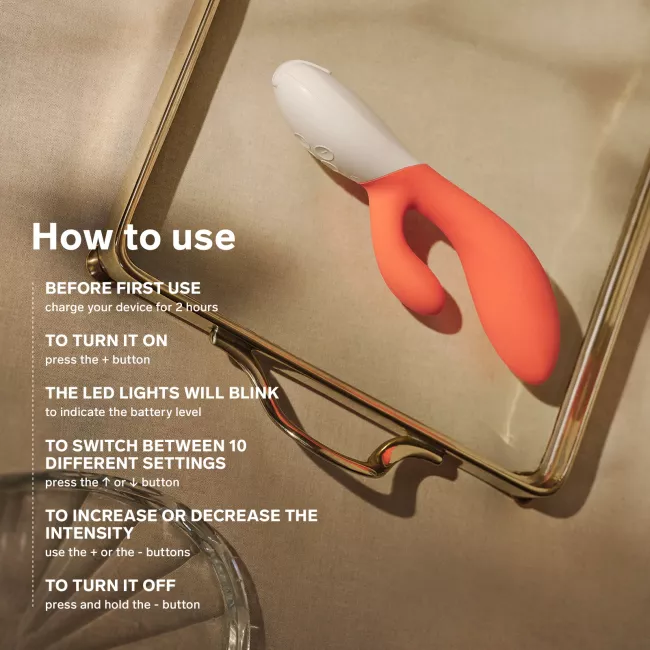 LELO INA Wave 2 Rabbit Vibrator mit WaveMotion-Technologie. Exklusive bei RaiX Shop Konstanz