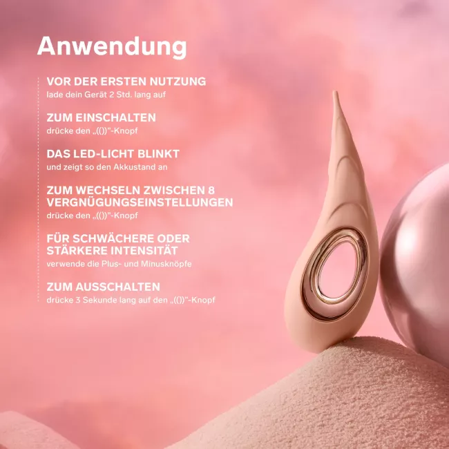 LELO Dot Cruise Klitoris Vibrator mit flexibler Spitze und Cruise-Control-Technologie