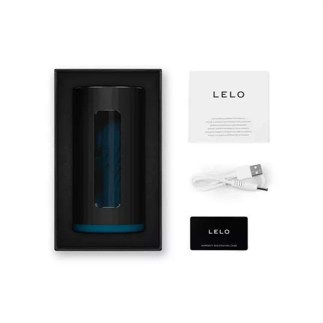 LELO F1S V3 interaktiver Masturbator in Blau mit App-Steuerung und Schallwellen-Technologie